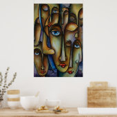 Dromers door Michael Lang Poster (Keuken)