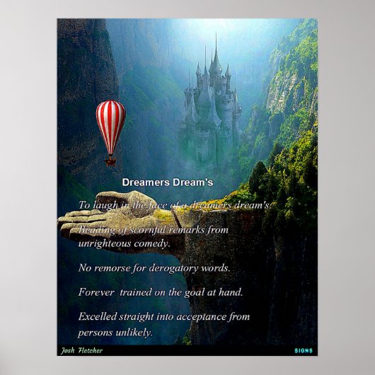 Dromers Droom Poster (Voorkant)
