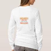 "Dromers inspireren innovaties" T-shirt (Achterkant)