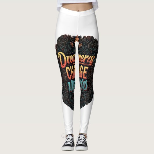 Dromers veranderen werelden. leggings (Voorkant)