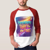 Dromers verlichten het pad: etherisch Inspirerend T-shirt (Voorkant)