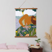Dromers Zwanen Wolken Hangend Wandkleed (Slaapkamer)