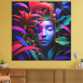 Drömlik Natur och Mystik – Surrealistisk Konst  Canvas Afdruk (Insitu (Woonkamer))