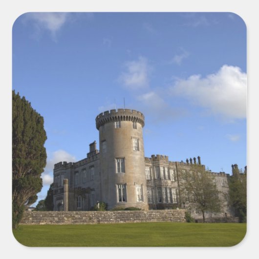 Dromoland Castle Hotel in Vierkante Sticker (Voorkant)