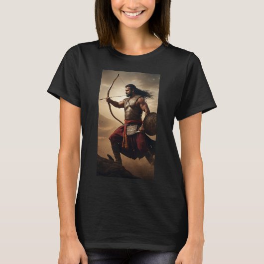 Dronacharya: Mahabharata's Guru of Warriors Mentor T-shirt (Voorkant)