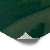 drone afbeelding. uitzicht van landelijke grond me poster (Hoek)