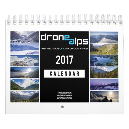 Drone Alps 2017 Kalender (Hoes)