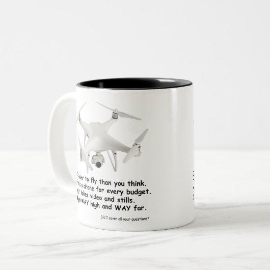 Drone Answers Mok (Voorkant links)