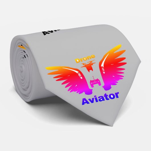 Drone Aviator Stropdas (Opgerold)