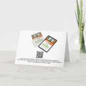 Drone Bezorging Kerst Wenskaart 2024 Feestdagen Kaart (Achterkant)