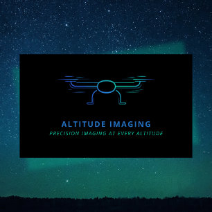 Drone Business Pilot UAV Fotografie Zwart Visitekaartje