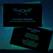 Drone Business Pilot UAV Fotografie Zwart Visitekaartje