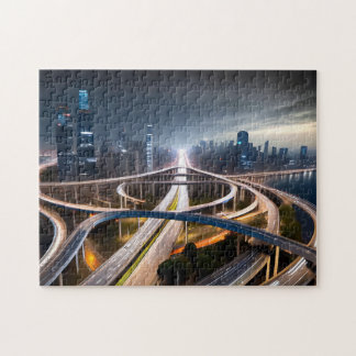 Drone City Shot 4 Fotopuzzels Internet Jigsaw Legpuzzel