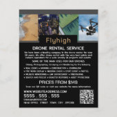 Drone Collage Banner, Drone Rental Company Flyer (Voorkant)
