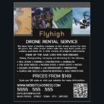 Drone Collage Banner, Drone Rental Company Flyer<br><div class="desc">Drone Collage Banner,  Drone Rental Company Adverteren flyers door de Visitekaartje winkel.</div>