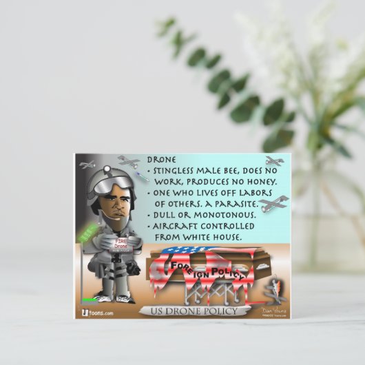 Drone-definitie Briefkaart (Staand voorkant)