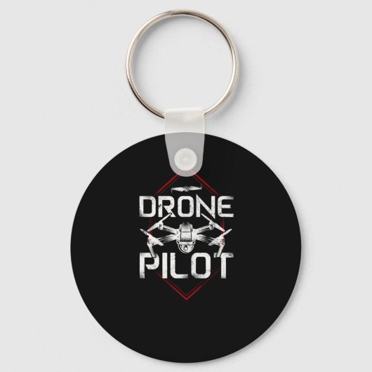 Drone Drone Pilot Sleutelhanger (Voorkant)