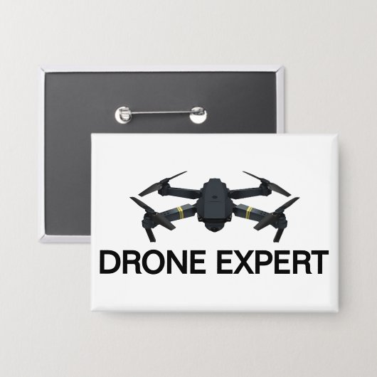 Drone Expert™-knop Button (Voorkant / Achterkant)