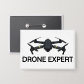 Drone Expert™-knop Button (Voorkant / Achterkant)