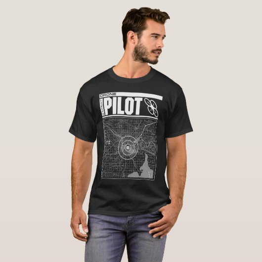 Drone Expert Pilot T-shirt (Voorkant volledig)