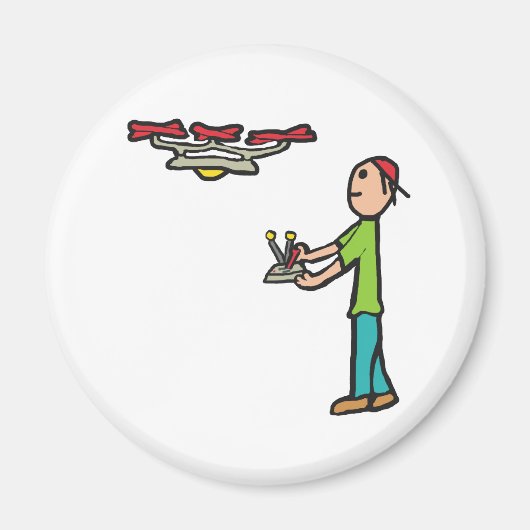 Drone Flying Magneet (Voorkant)