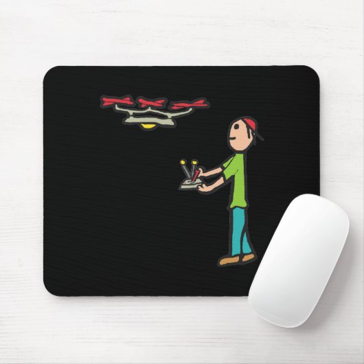 Drone Flying Muismat (Met muis)