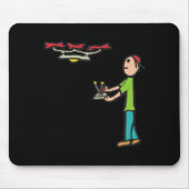 Drone Flying Muismat (Voorkant)