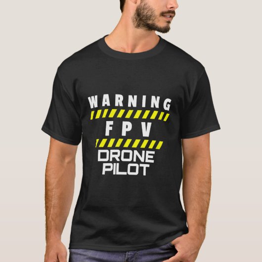 Drone Flying Quadrocopter Remote Control FPV Racin T-shirt (Voorkant)