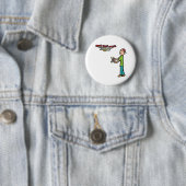 Drone Flying Ronde Button 5,7 Cm (In situ)