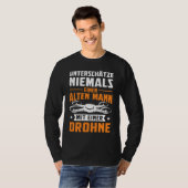 Drone  For Men with FPV Boy Women Copter Multicopt T-shirt (Voorkant volledig)