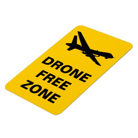 Drone Free Zone Magneet (Linkerzijde)