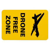 Drone Free Zone Magneet (Horizontaal)