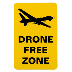 Drone Free Zone Magneet