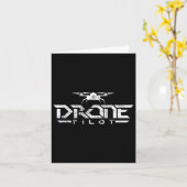 Drone Geschenk Quadcopter Kaart (Gele Bloem)