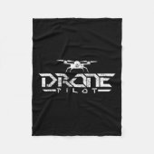 drone gift quadcopter fleece deken (Voorkant)