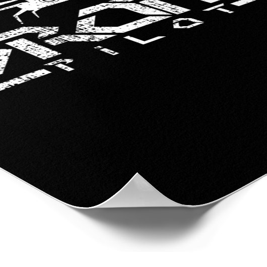 drone gift quadcopter poster (Hoek)