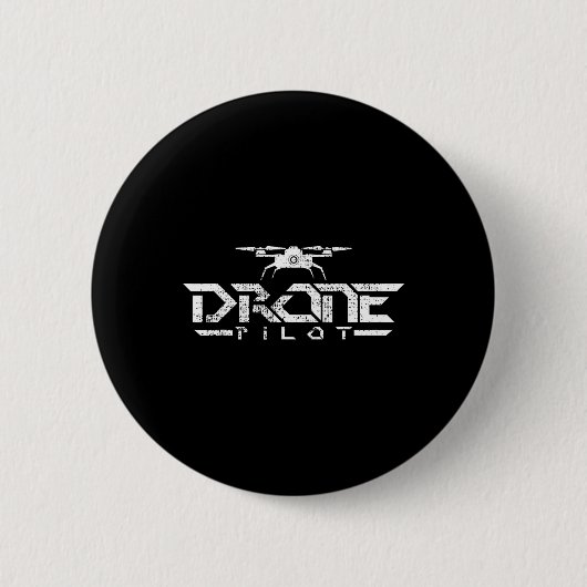 drone gift quadcopter ronde button 5,7 cm (Voorkant)