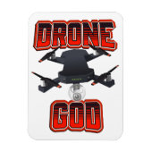 Drone God logo Magneet (Verticaal)