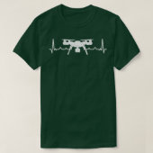 Drone Heartbeat Gift  T-shirt (Design voorkant)