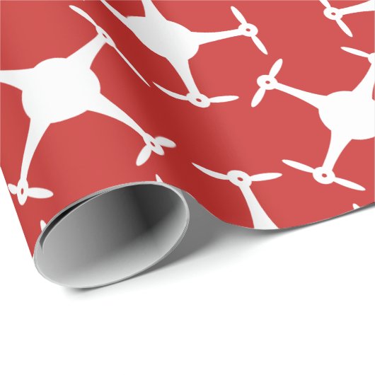 Drone het patroon om het even welke achtergrondkle cadeaupapier (Rol Hoek)