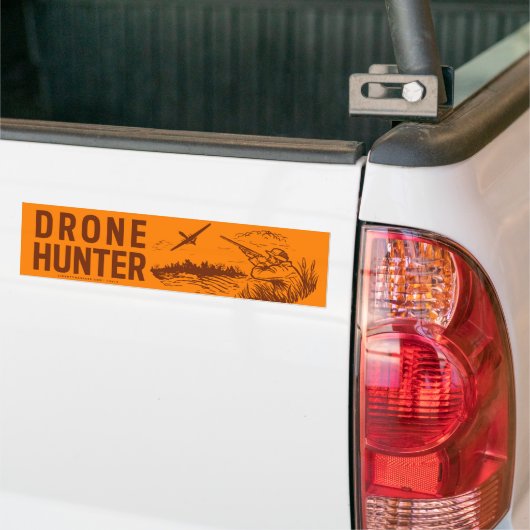 Drone Hunter Bumperstickers (Op Truck)