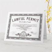 Drone Hunting Permit-kaart Kaart (Gele Bloem)