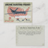 Drone Hunting Permits Visitekaartje (Voorkant / Achterkant)