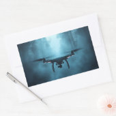 Drone in het Foggy Forest Sticker (Envelop)