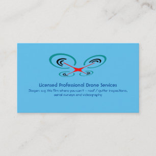 Drone Inspection and Video Service, Pilot Operator Visitekaartje