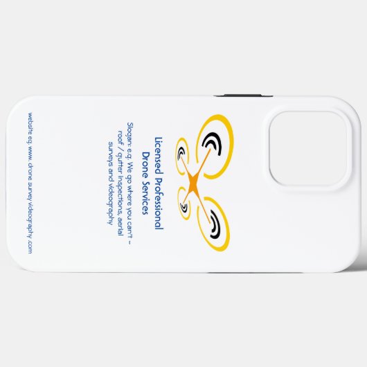 Drone Inspection, Survey and Video Service Case-Mate iPhone Case (Achterkant (horizontaal))