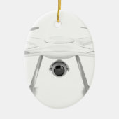 Drone Keramisch Ornament (Voorkant)