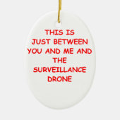 drone keramisch ornament (Voorkant)