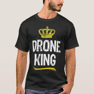 Drone King Mannen Boys Pilot Cool T-shirt