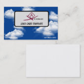 Drone Luchtvaartkaart Pilot Clouds Visitekaartje (Voorkant / Achterkant)